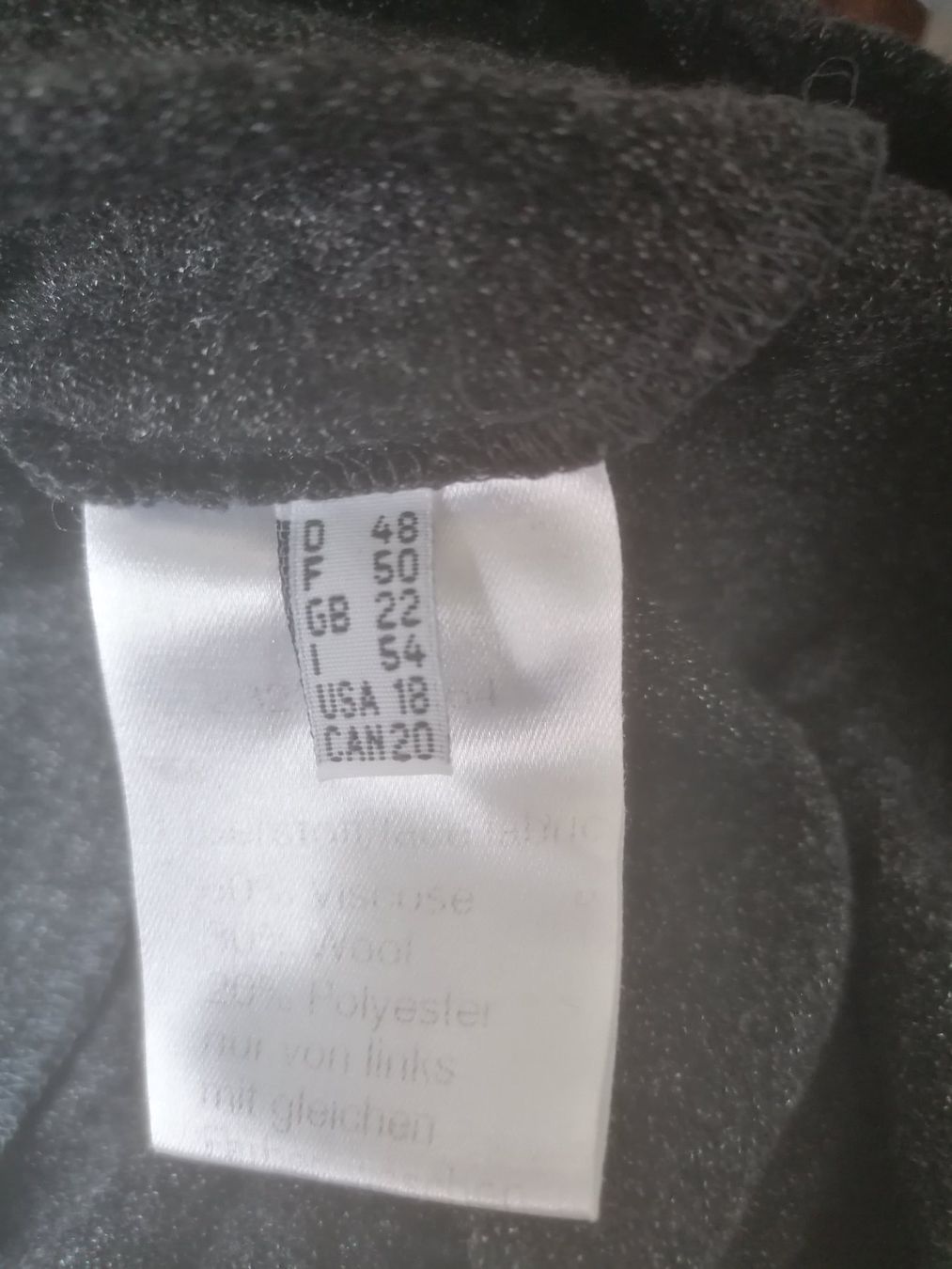 Maglioni & Felpe: Dunkelgrauer Pullover von Wille 48 – Usato da Wallisellen venduto da Muggeli1970 2