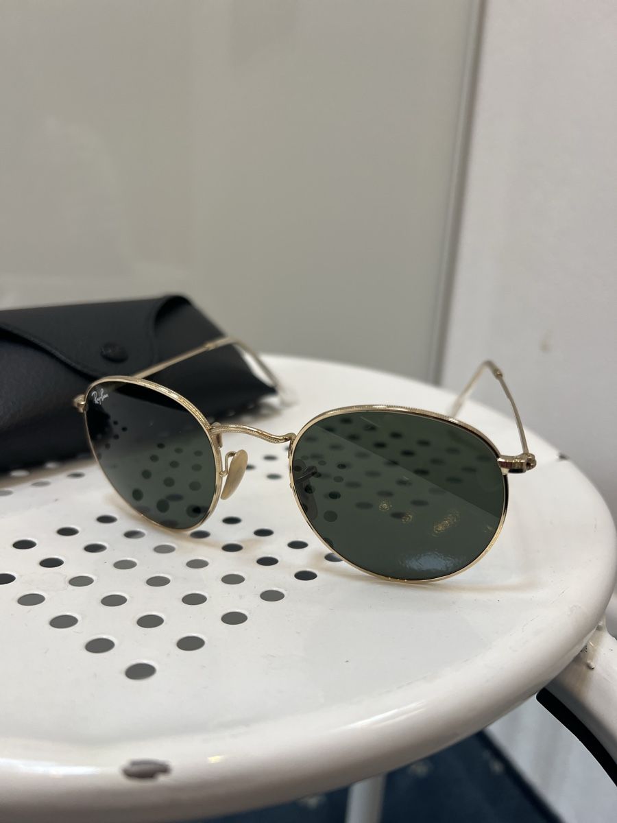 Ray-Ban Occhiali & Lenti: Ray Ban Round Metal Sonnenbrille – Usato da Grindelwald venduto da wand_24 3