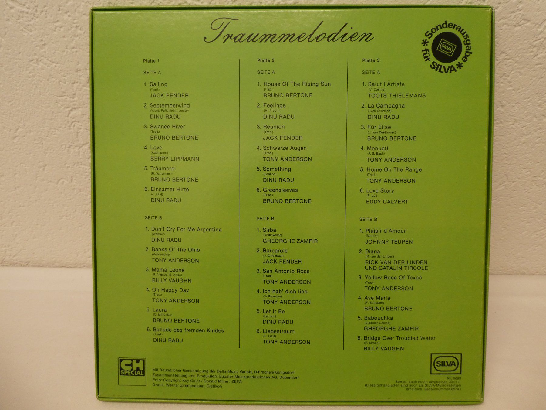 Dischi in vinile: Traummelodien Schallplatten 3 LP's – Usato da Tann venduto da Charly65 1