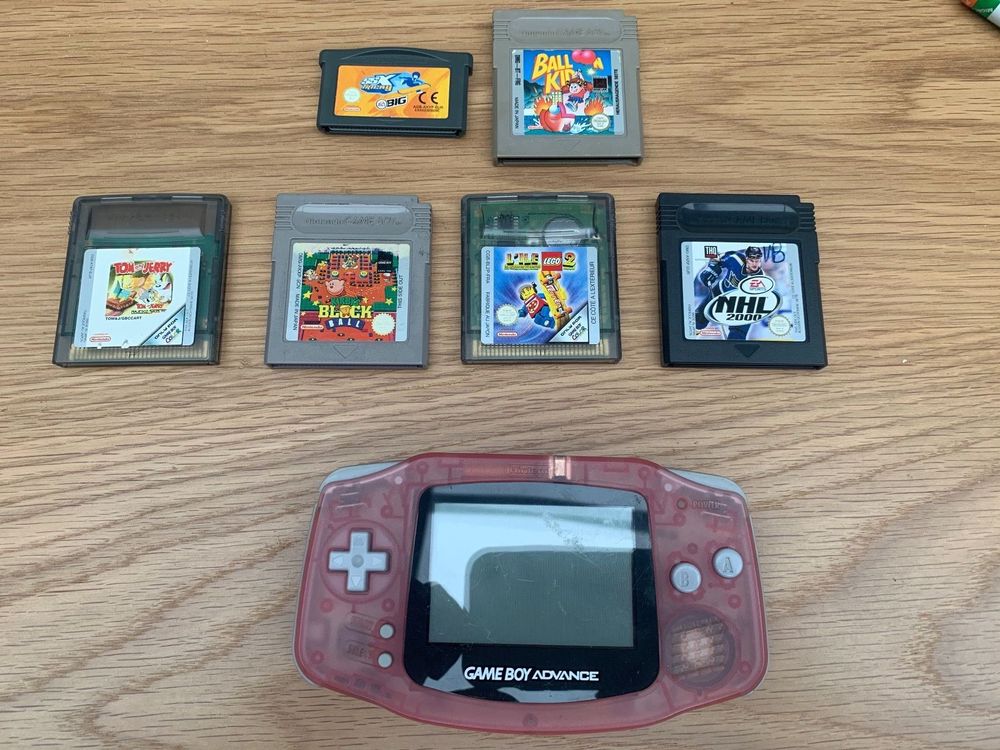 Lot De 5 Jeux Game Boy Advance - Dont Paperboy - Comme Neufs