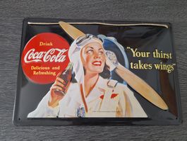 Blechschild Coca Cola