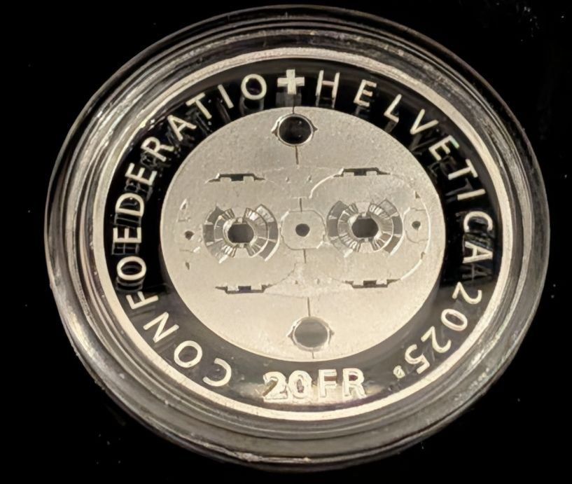 Tutti le monete: 20 Franken 2025 pp Silber Cern Box – Nuovo (secondo la descrizione) da Arch venduto da moneyswiss 2