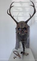 Maske / Handgefertigte Waldgeist-/Schamanenmaske | LARP