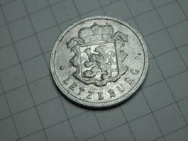 Luxemburg  25 Centime, 1954