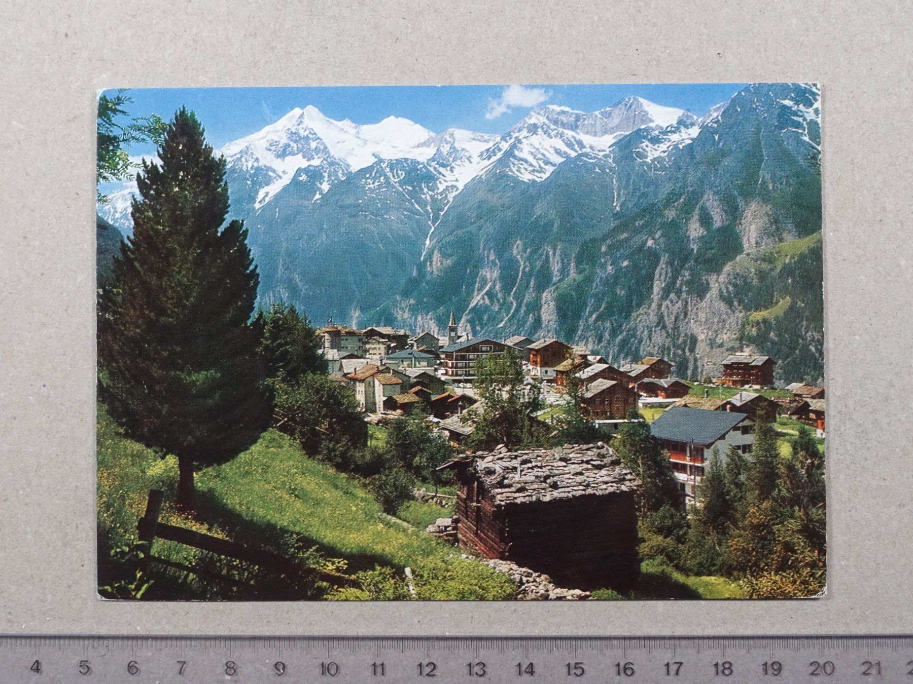 Ansichtskarten: Grächen, 1974 – Gebraucht aus Lenzburg von fh1