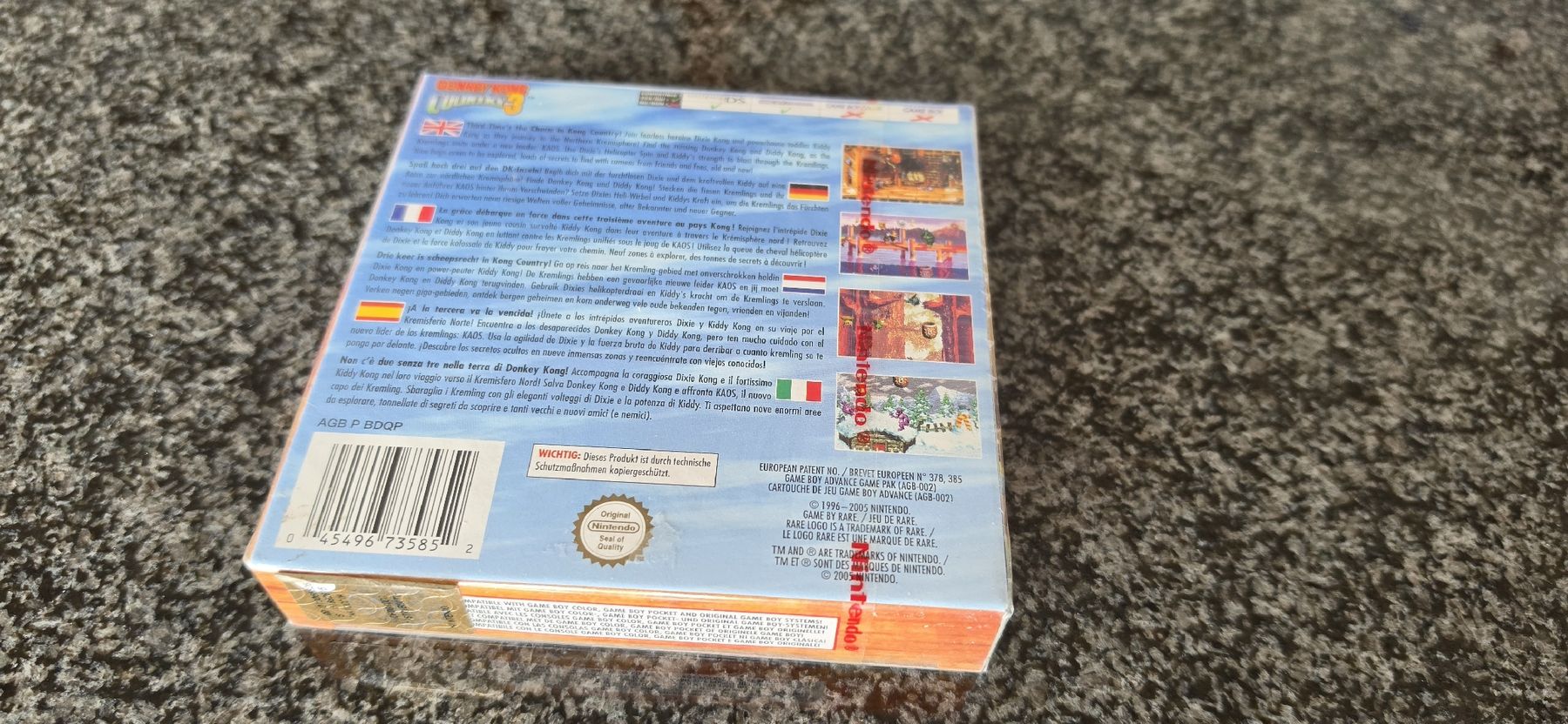 Nintendo Spiele: Donkey Kong Country 3 SEALED ORIGINAL – Neu und originalverpackt aus Aarau Rohr von Shad 1