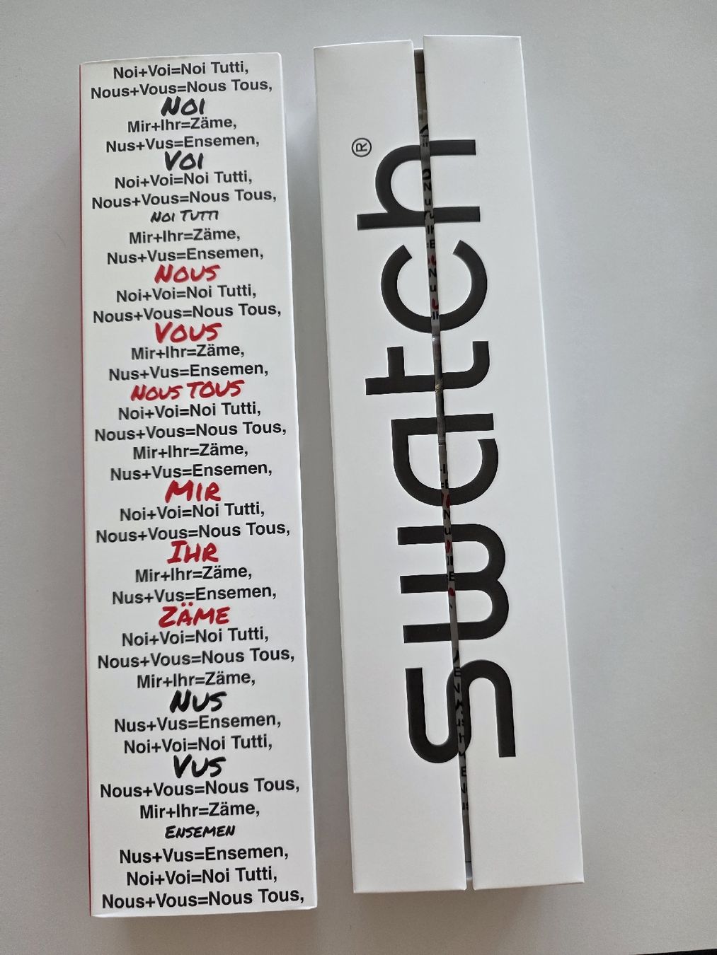 Swatch Orologi: Swatch Uhr VOI+VOUS mit Box NEU  – Nuovo e nell'imballaggio originale da Dättwil AG venduto da Globetrotter2000 2