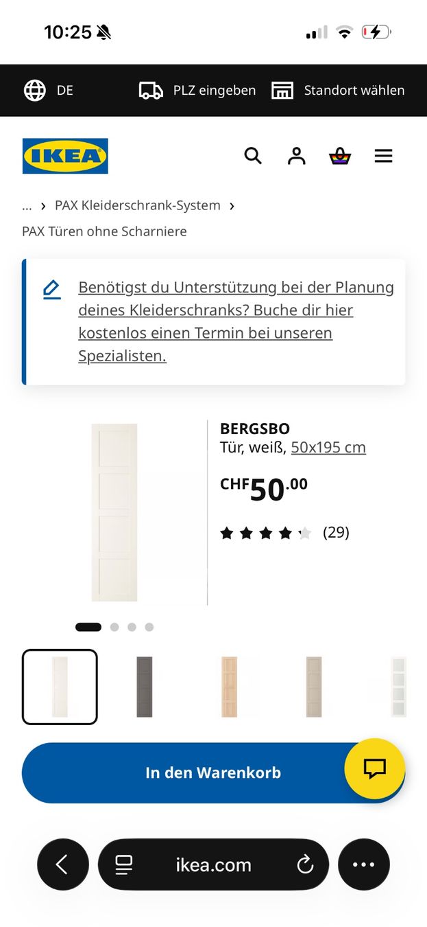 Ikea Armadi: Ikea Pax 201x50x35cm – Usato da Oberentfelden venduto da Salentu4 3