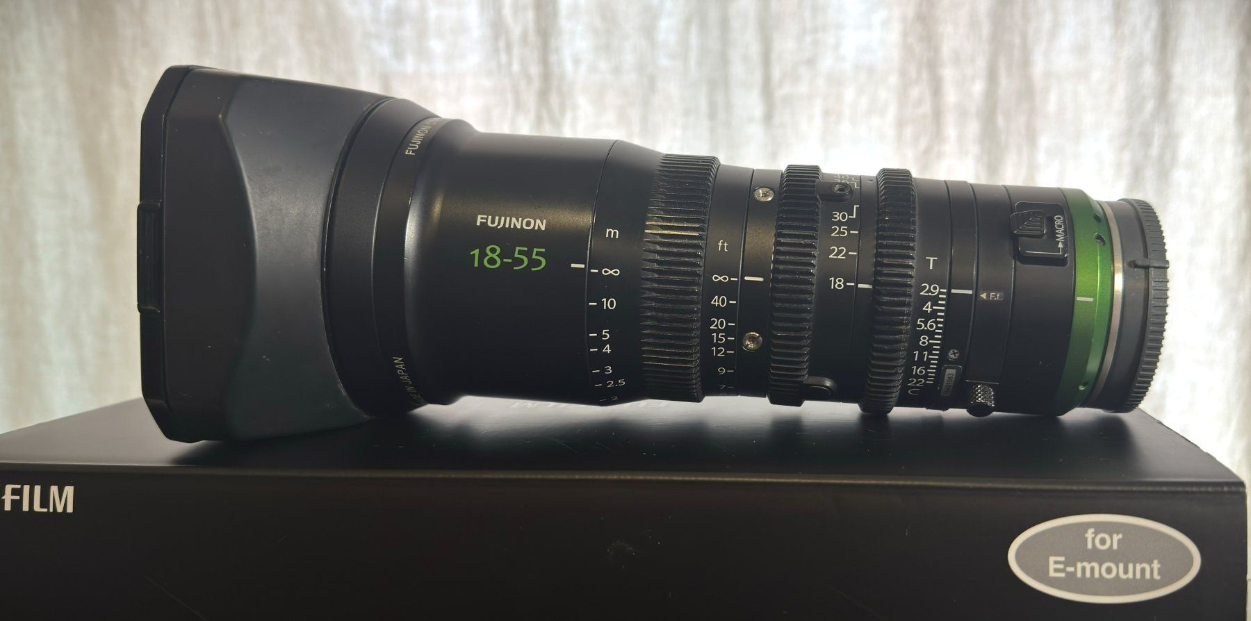 Fujinon Obiettivi: Fujinon MK18-55MM T2.9 Sony E-Mount – Usato da Zürich venduto da sevi187b2 1