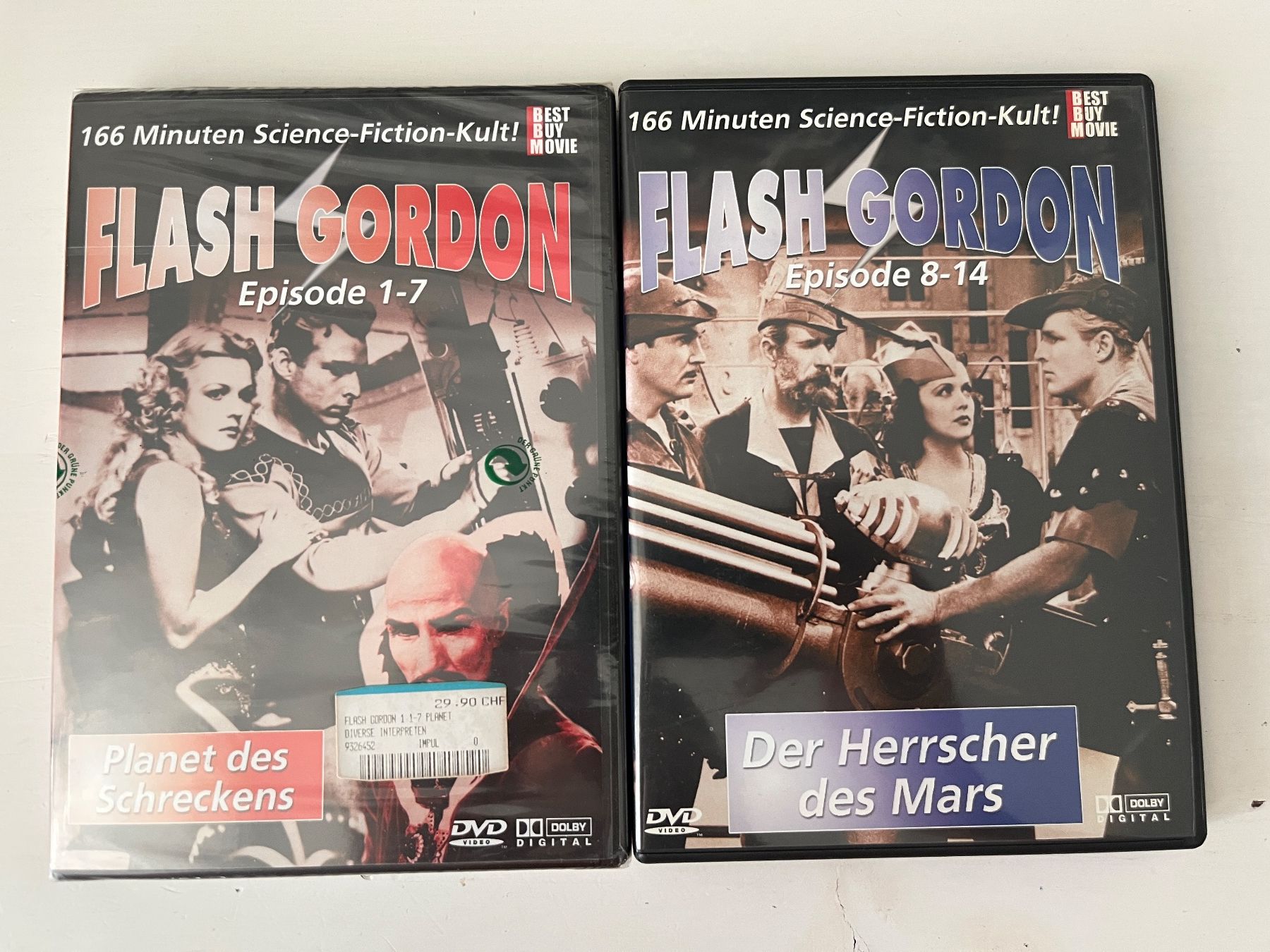 Tous les DVDs: Serie Flash Gordon DVD-Box, Kult-Sci-Fi – Neuf (Voir description) à Sierre par black.box 1