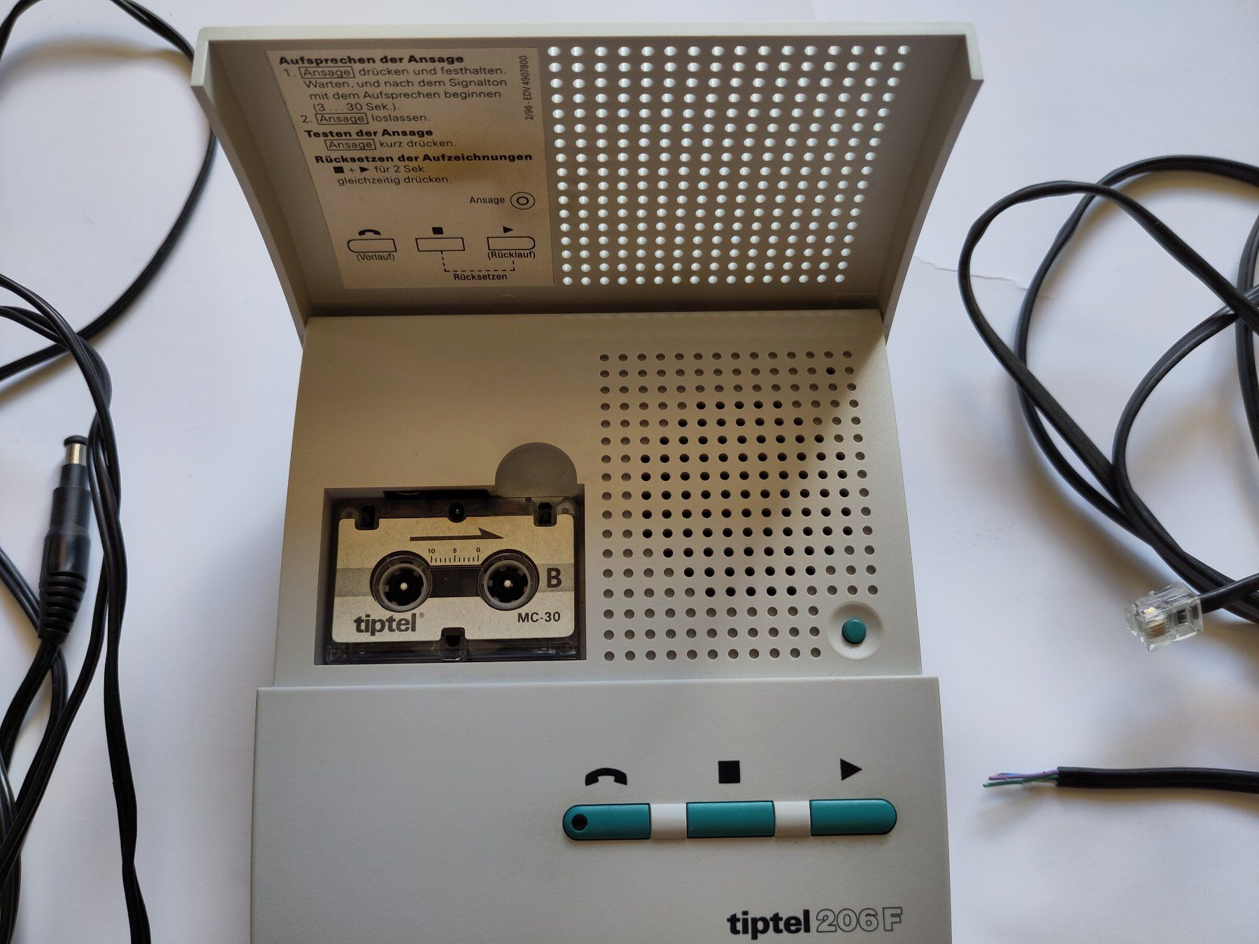 Tiptel Telefone: Telefon-Anrufbeantworter tiptel 206F – Gebraucht aus Schaffhausen von RolfMeister 2