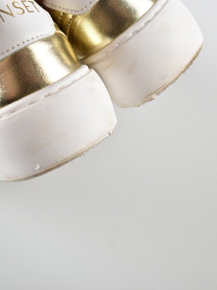 Twinset Scarpe per ragazze: Twinset Sneaker Gr.31, weiss/gold – Usato da Nürensdorf venduto da 2ND_STORY 7