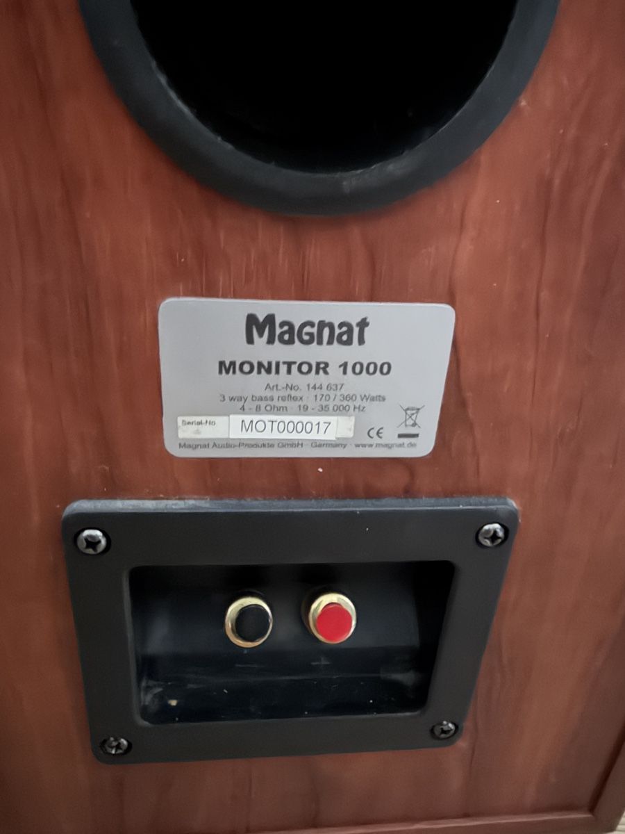 Magnat Haut-parleurs: Magnat Monitor 1000 – D'occasion à Untersiggenthal par jo_black82 1