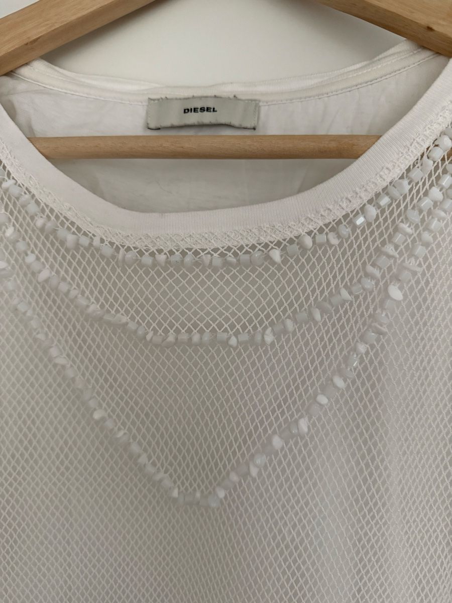 Diesel T-Shirts: Diesel Shirt, weiss, Grösse 38 – Gebraucht aus Mettmenstetten von _4_YOU_ 1