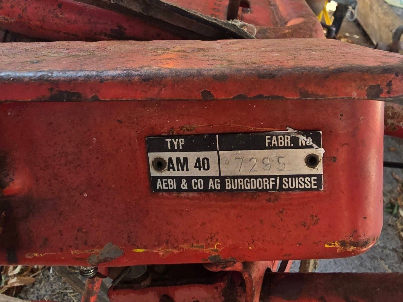 Aebi Toutes les machines: Aebi Motormäher – Défectueux à Heimberg par Holzbein67 4