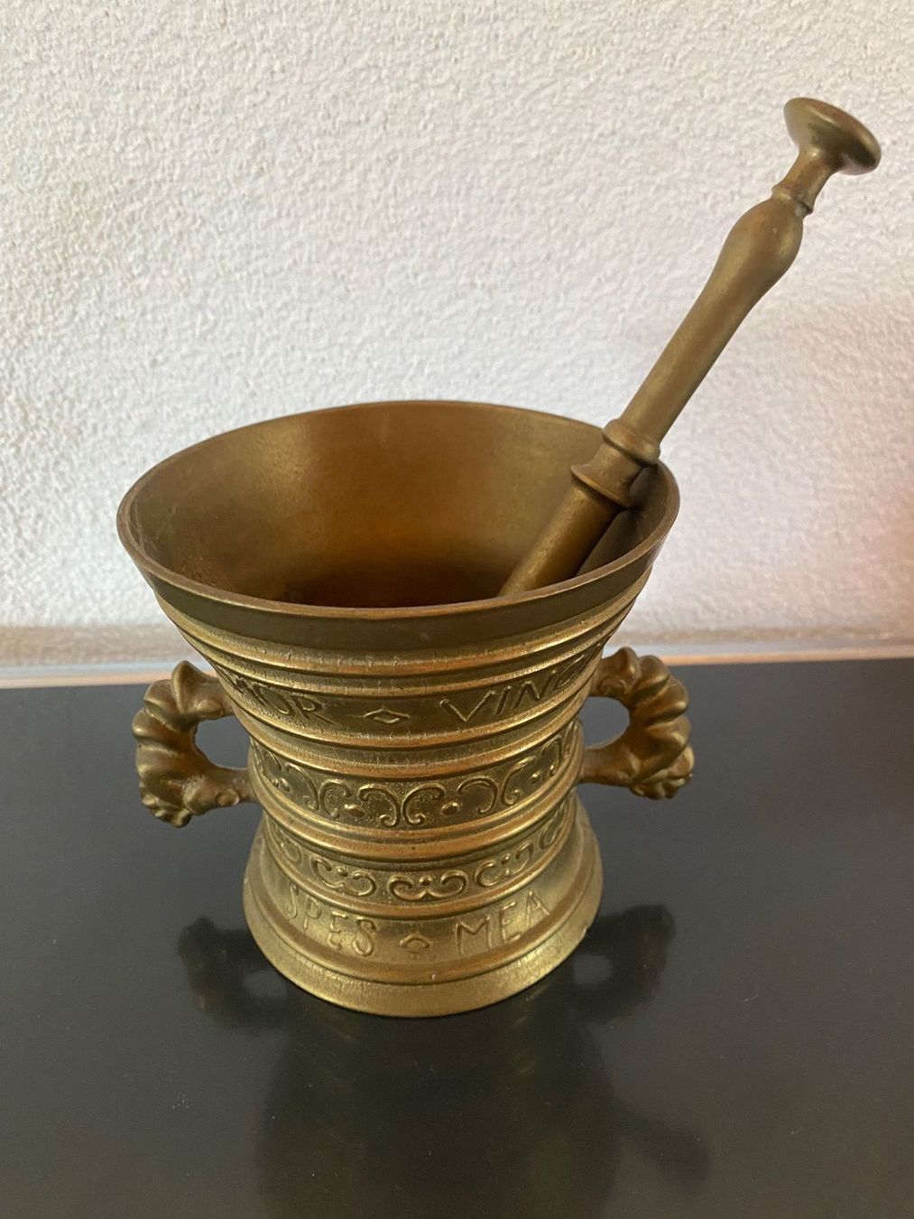 Sonstiges für das Kochen & Backen: Vintage Messing Mörser mit Stössel – Gebraucht aus Altstätten SG von mhu_k9gj 2