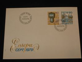 Werbemarken Europa FDC 1979 Nr. 630-631