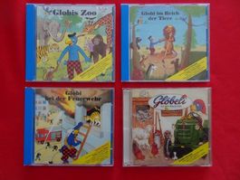 GLOBI 4 CDs. Dialekt-Hörspiel. Preis für alle vier.