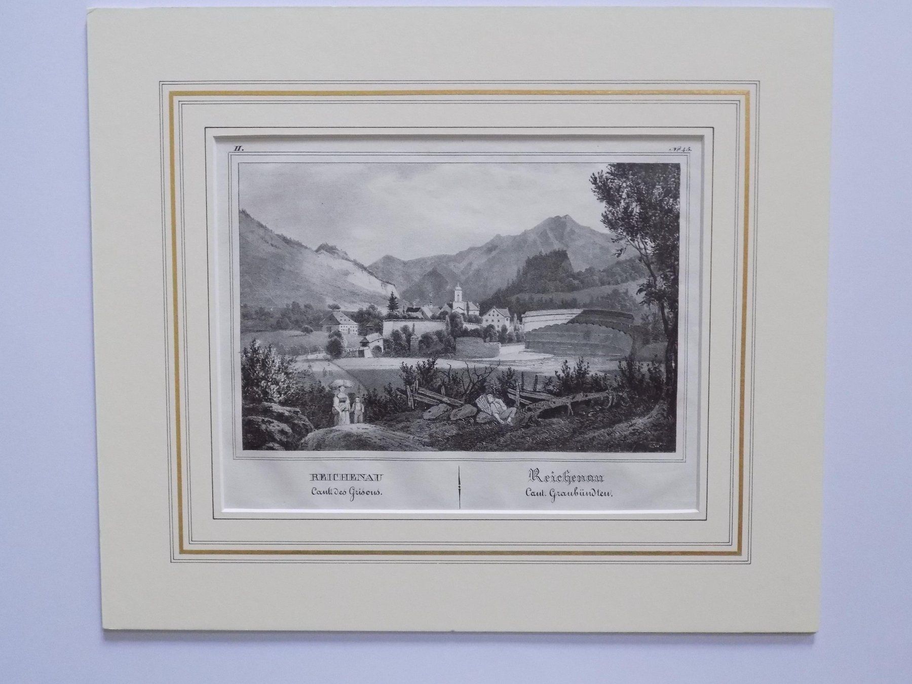 Gravures: Reichenau Lithographie Weibel – D'occasion à Risch par Antikfee 4