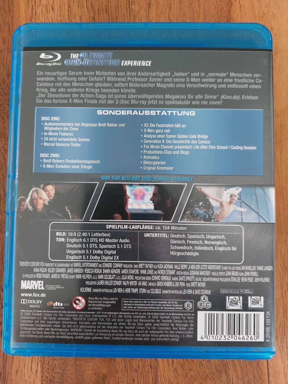Tutti i DVDs: Blu Ray - X-Men 3 Der Letzte Widerstand / 2 Disc Special – Usato da Rheinfelden venduto da FilmAuktion 1