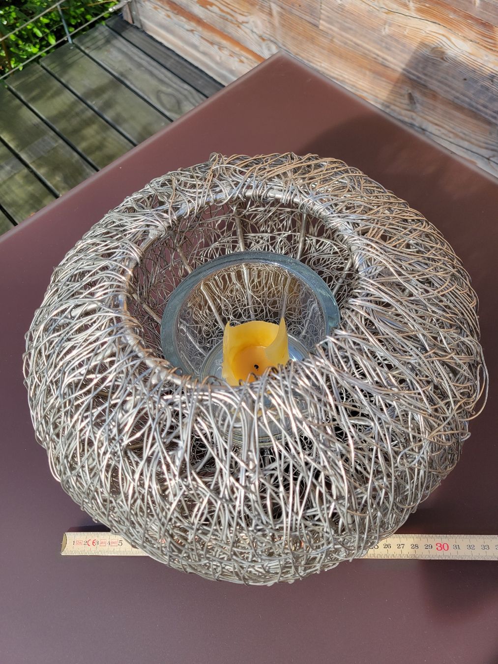 Portacandele: Kerzenleuchter mit Glas – Usato da Kesswil venduto da mie_g89p