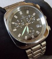 Claude Bernard Chronograph Saphir Swiss Made Armbanduhr 40mm