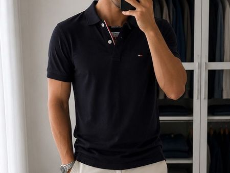 Herren Poloshirt Tommy Jeans Slim Fit Grösse S