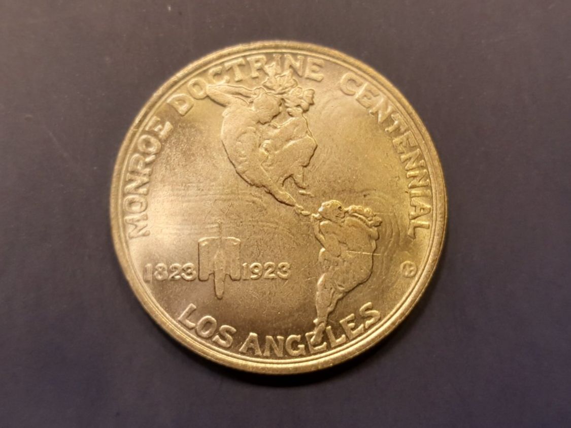 Tutti le monete: 1/2 dollar 1923 USA, Monroe doctrine – Usato da Aarau venduto da Reto_BA_01 1