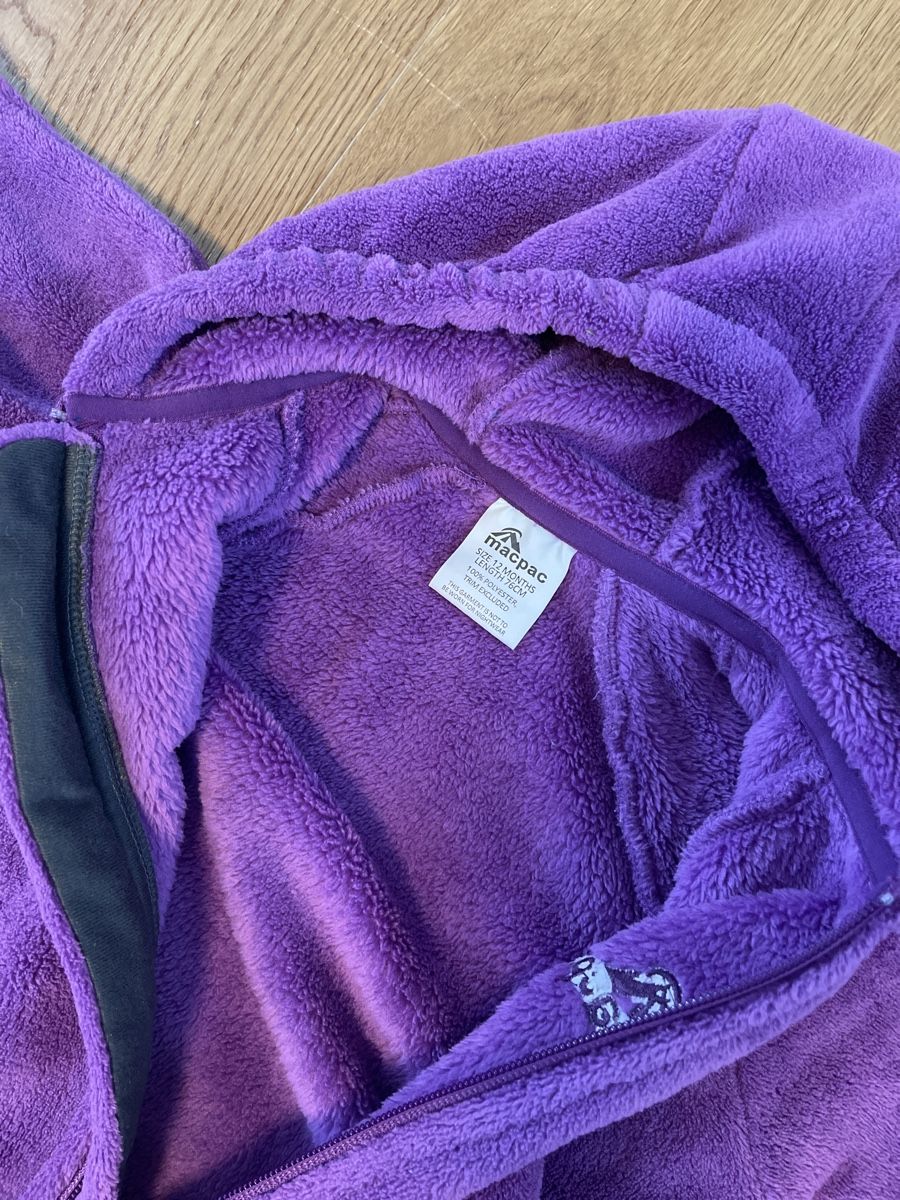 Jumpsuits: Warmer Macpac Fleece Overall Gr. 76 lila – Gebraucht aus Stans von lion85 1