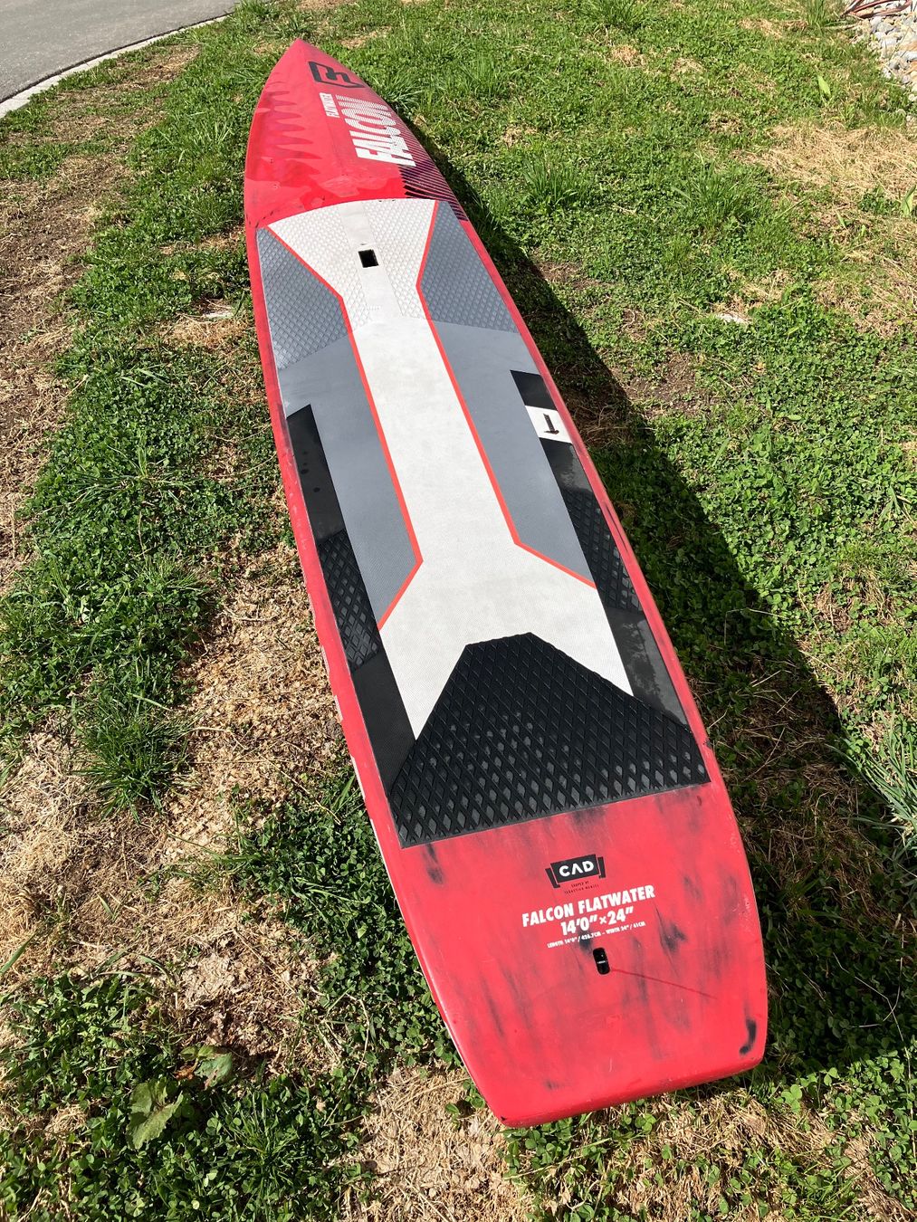 Surfboards & Schwimmbrette: Stand Up Paddle Falcon Flatwater 14' Race-Hardboard – Gebraucht aus Davos Clavadel von panorama01 2