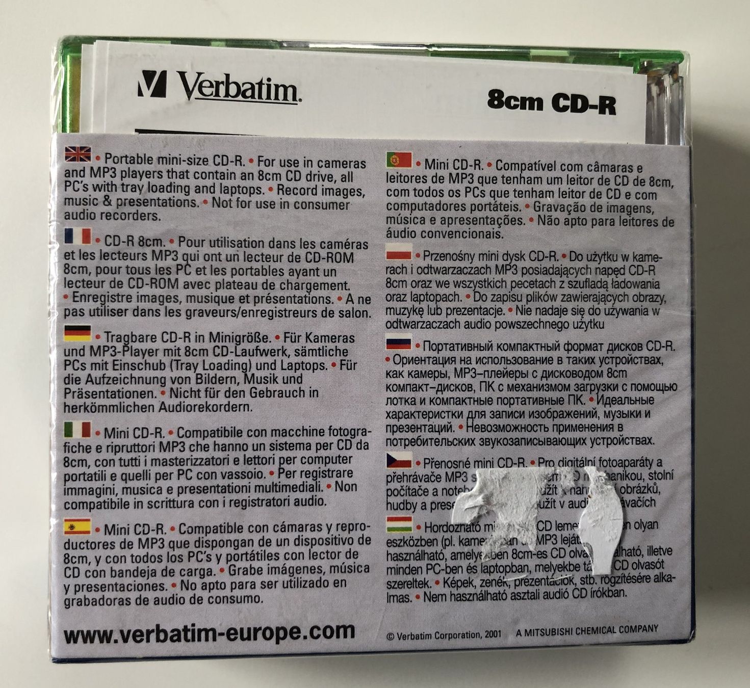 CD & DVD vergini: Mini CD-R Rohlinge 5er Pack Neu – Usato da Binningen venduto da Steffisboerse 1