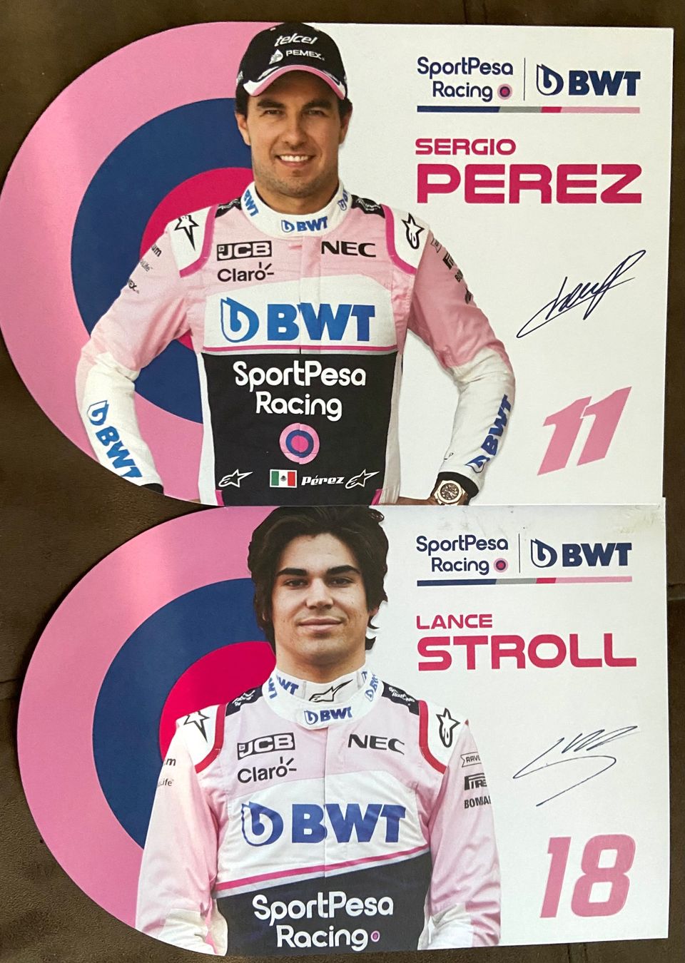 Autogramme: Sergio Perez & Lance Stroll Autogrammkarten – Gebraucht aus Suhr von tim_wd9t