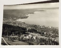 Flugbild Kurhaus Landes, Wienacht Appenzell gestempelt 1964