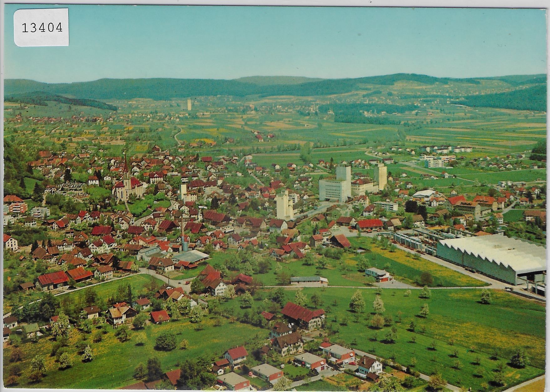 Cartoline postali: Flugaufnahme Villmergen AG – Antico da Ettingen venduto da Kartenplanet