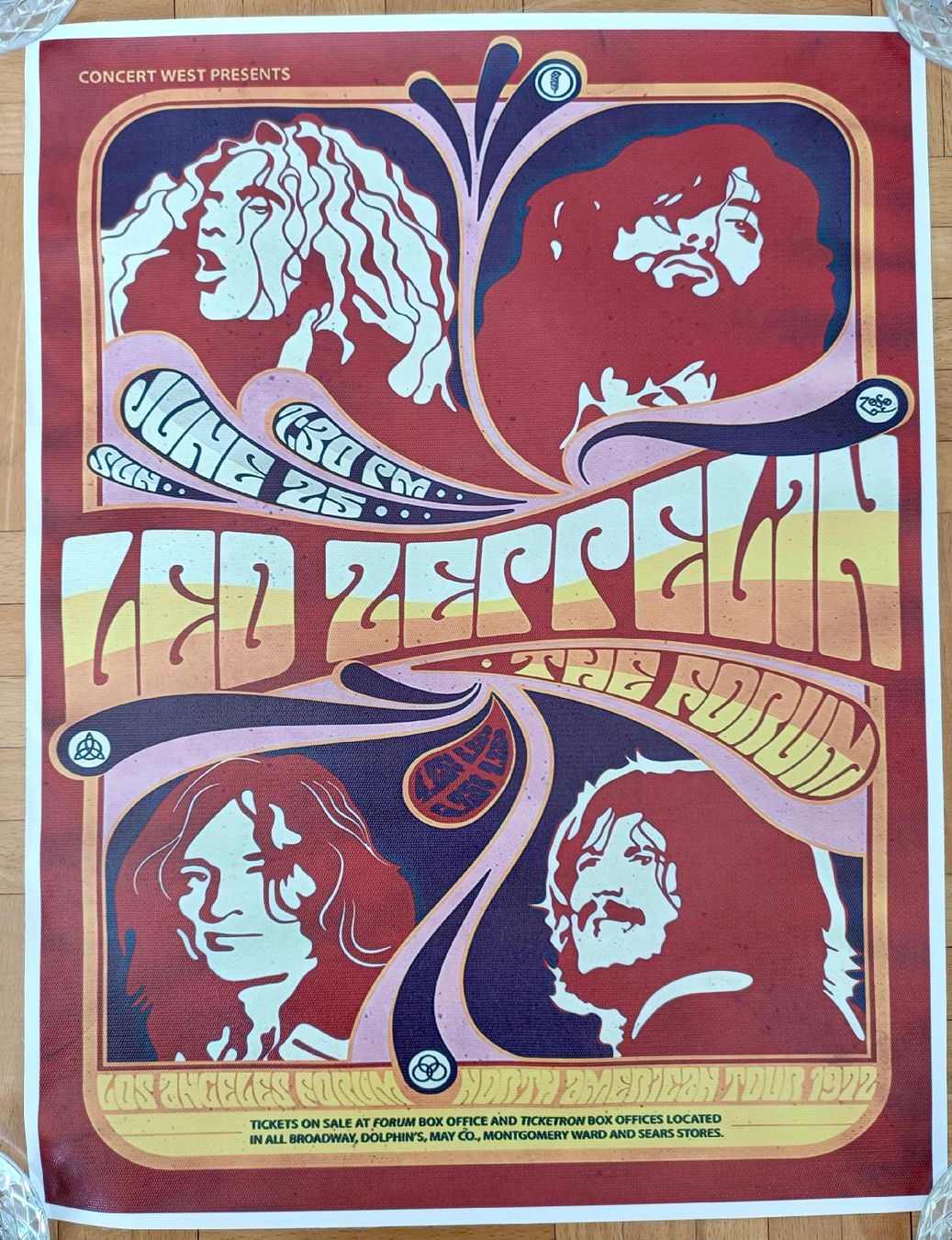 Poster & Bilder: LED ZEPPELIN. Poster. DIN A3. Rock – Neu (gemäss Beschreibung) aus Luzern von cryptonic79