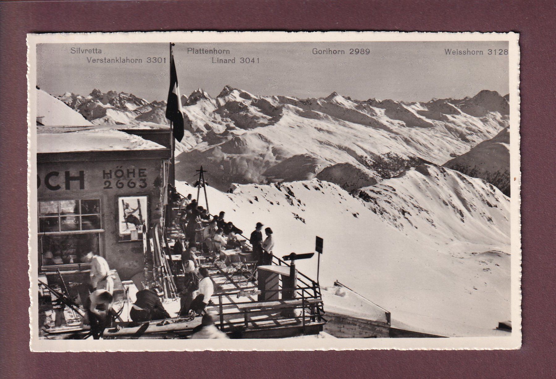 Cartes postales: WEISSFLUHJOCH – D'occasion à Pully par nicecards