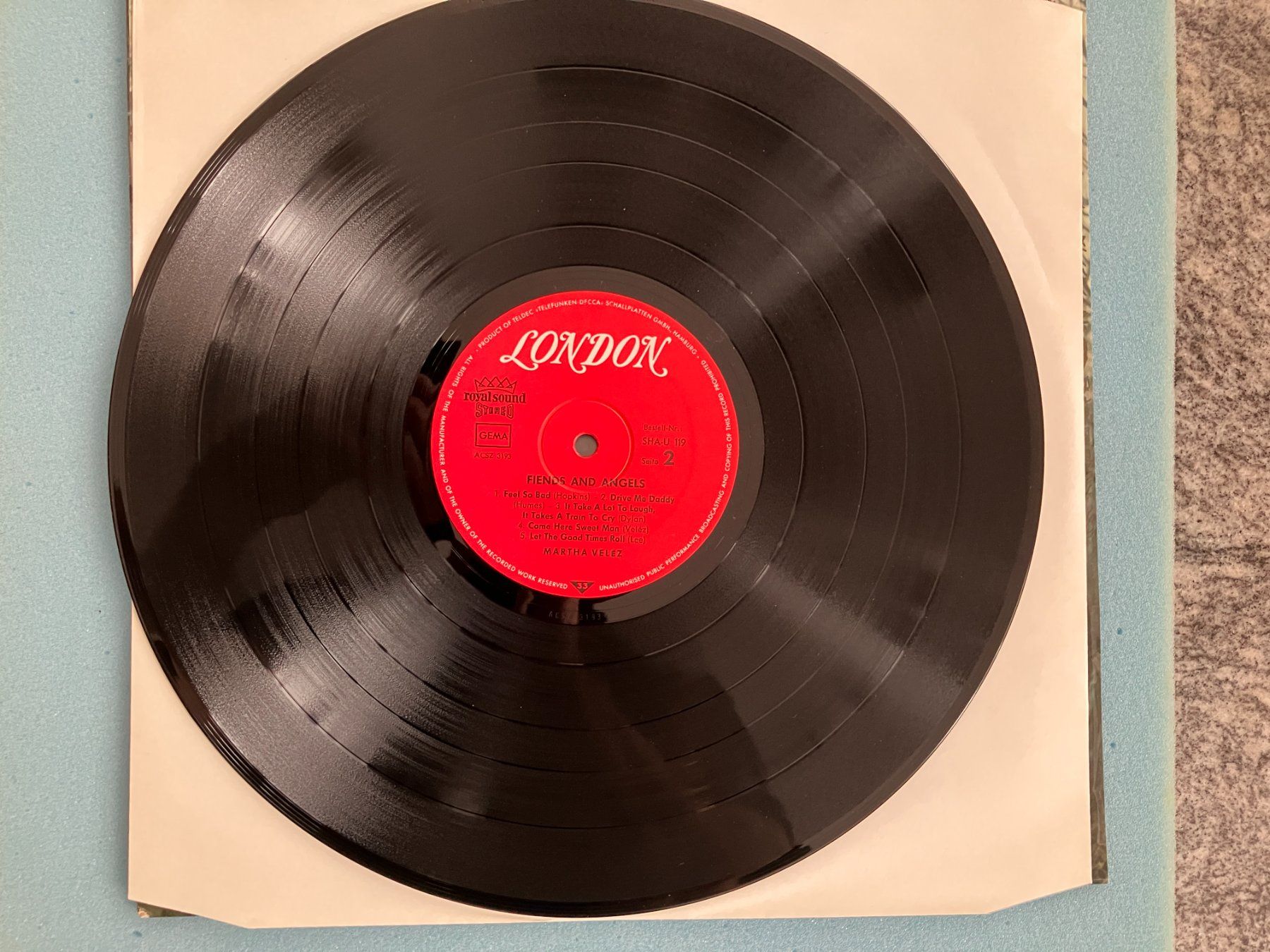 Schallplatten: Martha Velez – Gebraucht aus Aarwangen von Jukebox3 6