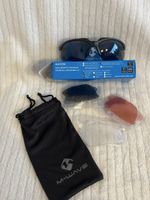 Sportbrille M-Wave Rayon mit Wechselgläsern neu