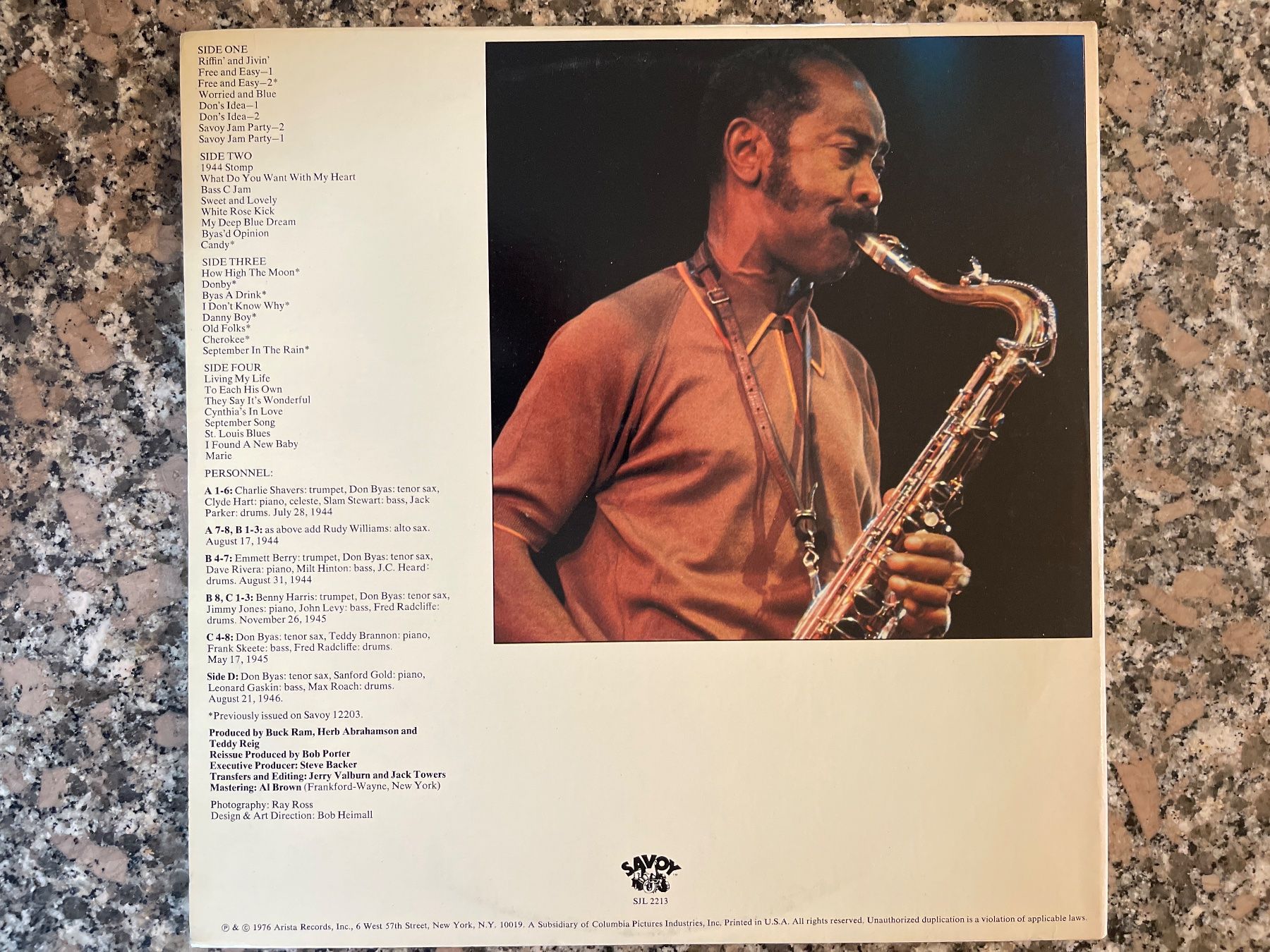 Dischi in vinile: S1659/Don Byas - Savoy Jam Party – Usato da Frutigen venduto da Philippe_jsp 1
