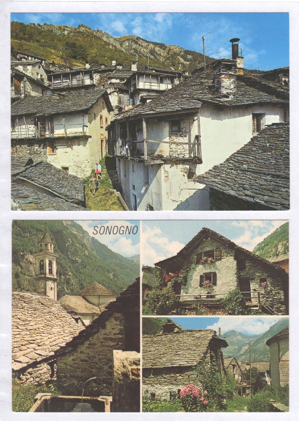 Cartes postales: 4 tolle Ansichtskarten Tessin mit interessanten Post-Stempel – D'occasion à Walzenhausen par Midas17 1