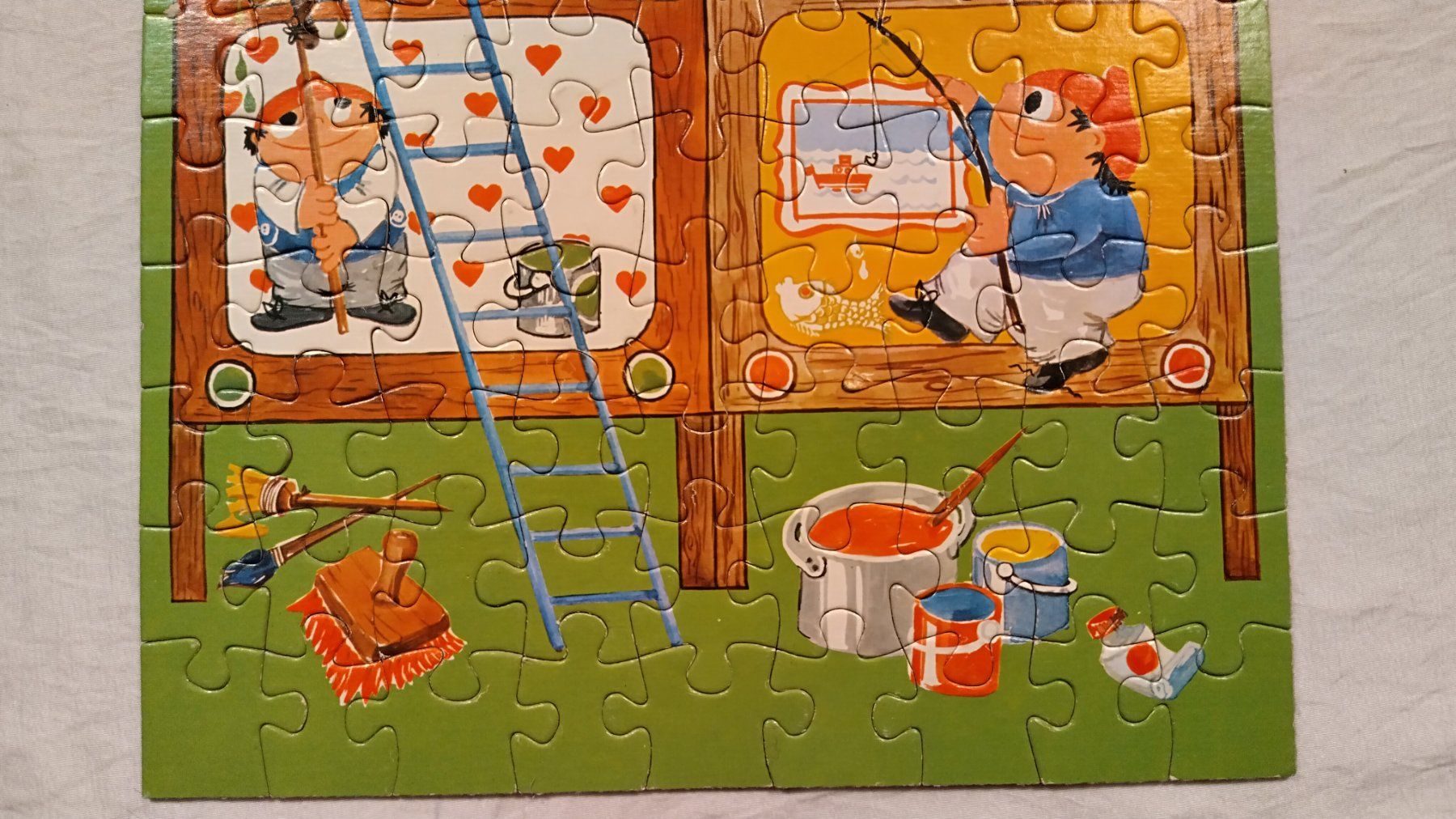 Ravensburger Puzzle: Ravensburger Puzzle, Das grosse Mainzelmännchen Puzzle ©1968 – Usato da Bellach venduto da JingleJerry 5