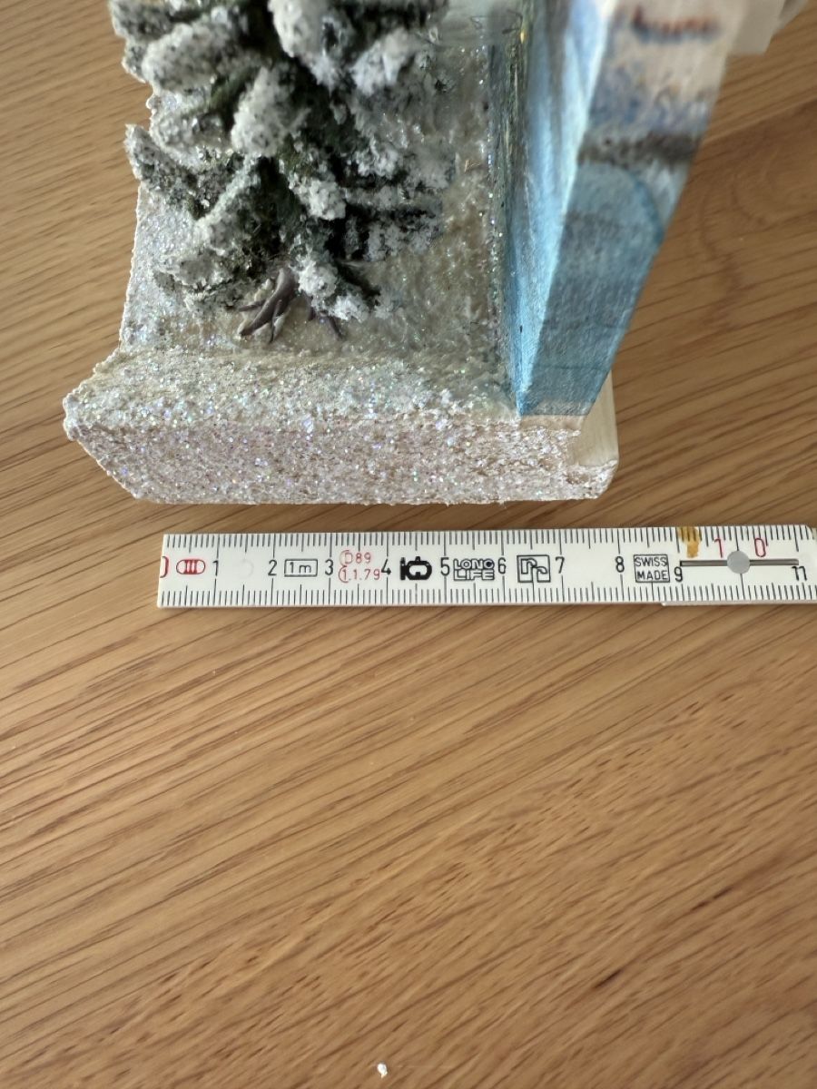 Tutte le decorazioni: Winterszene mit Schleichtieren, Handarbeit – Nuovo (secondo la descrizione) da Sarmenstorf venduto da Nathaliie_21 7