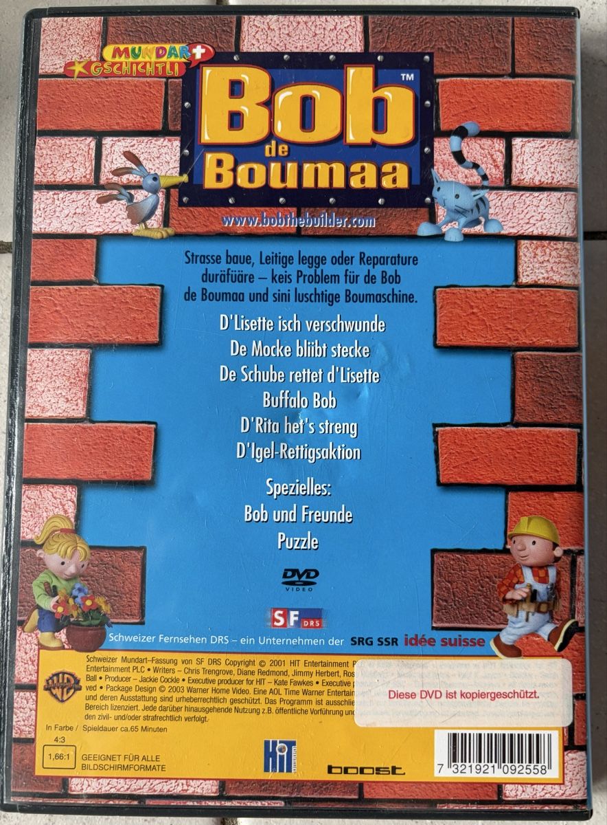 Tous les DVDs: Bob dr Boumaa Filme – D'occasion à Wichtrach par angizmo 3