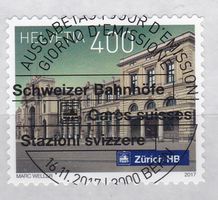 2017, SCHWEIZER BAHNHÖFE, ZÜRICH  HB, ET - VOLLSTEMPEL