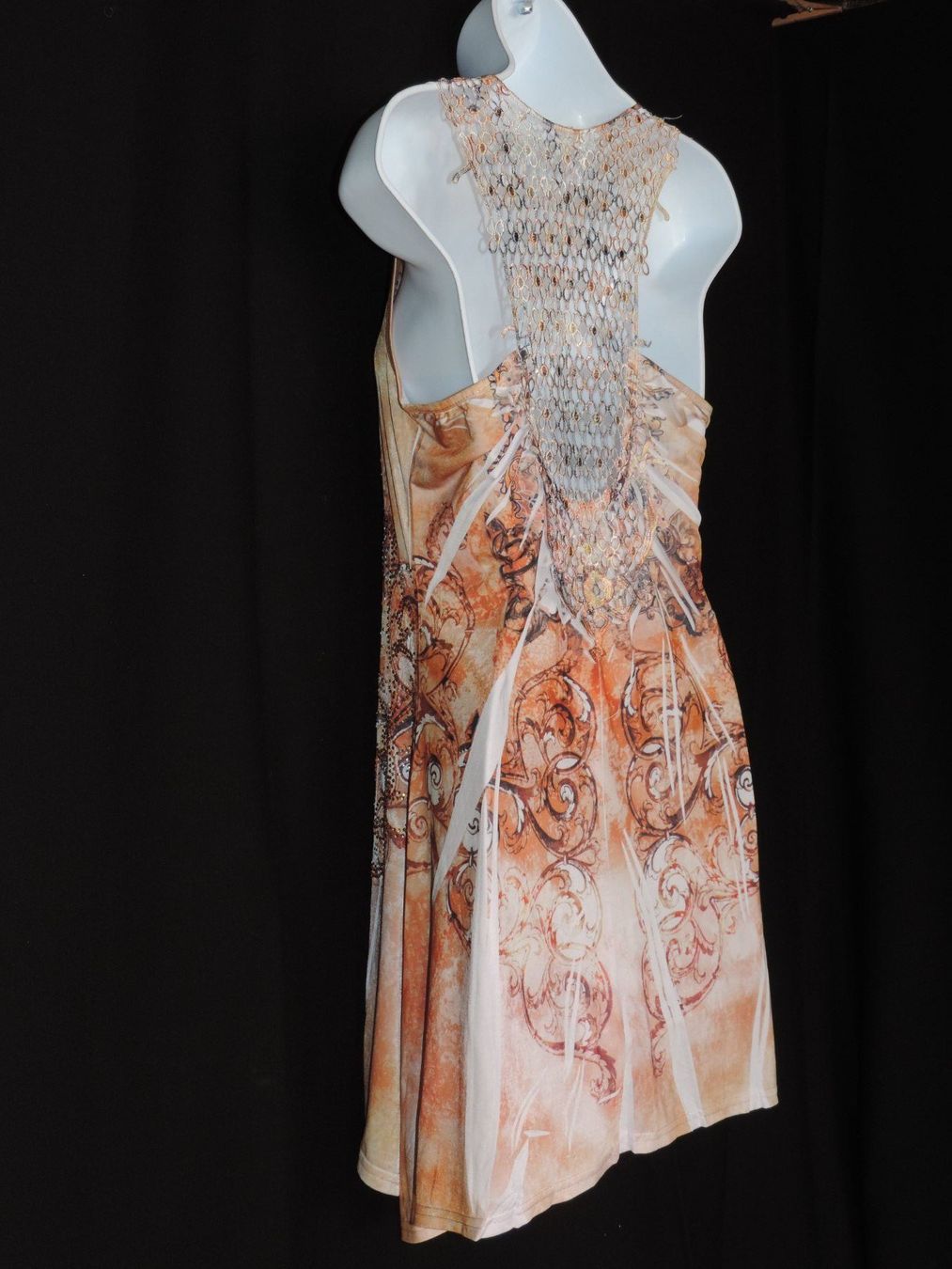 Kleider: robe orange à strass – Gebraucht aus Genève von Axelle333 7
