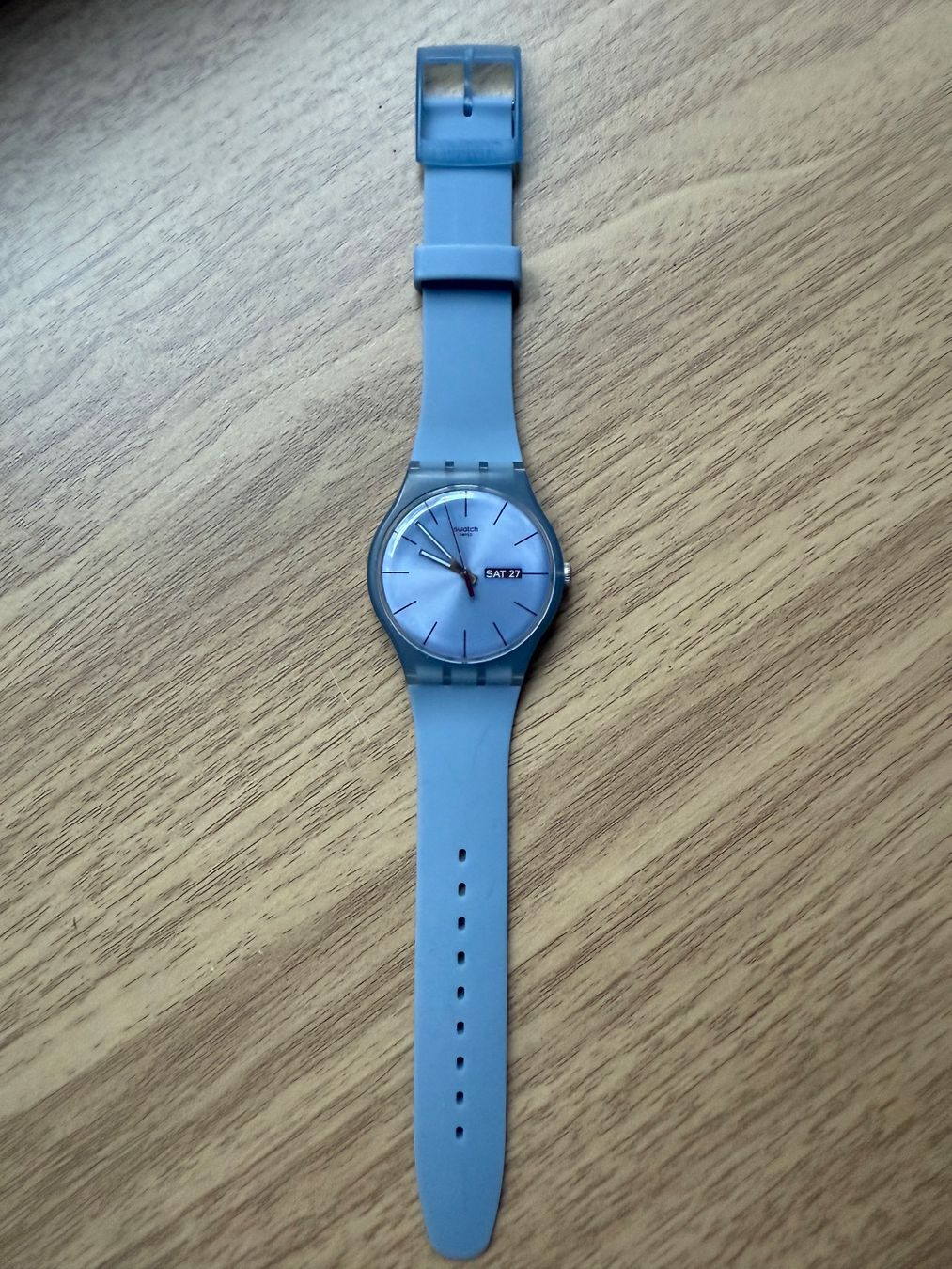 Swatch Uhren: Swatch Uhr hellblau – Gebraucht aus Berikon von chuchu