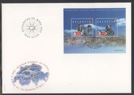 2004, FDC, Block Veloland Schweiz (Nr. 1118), Grossformat E6