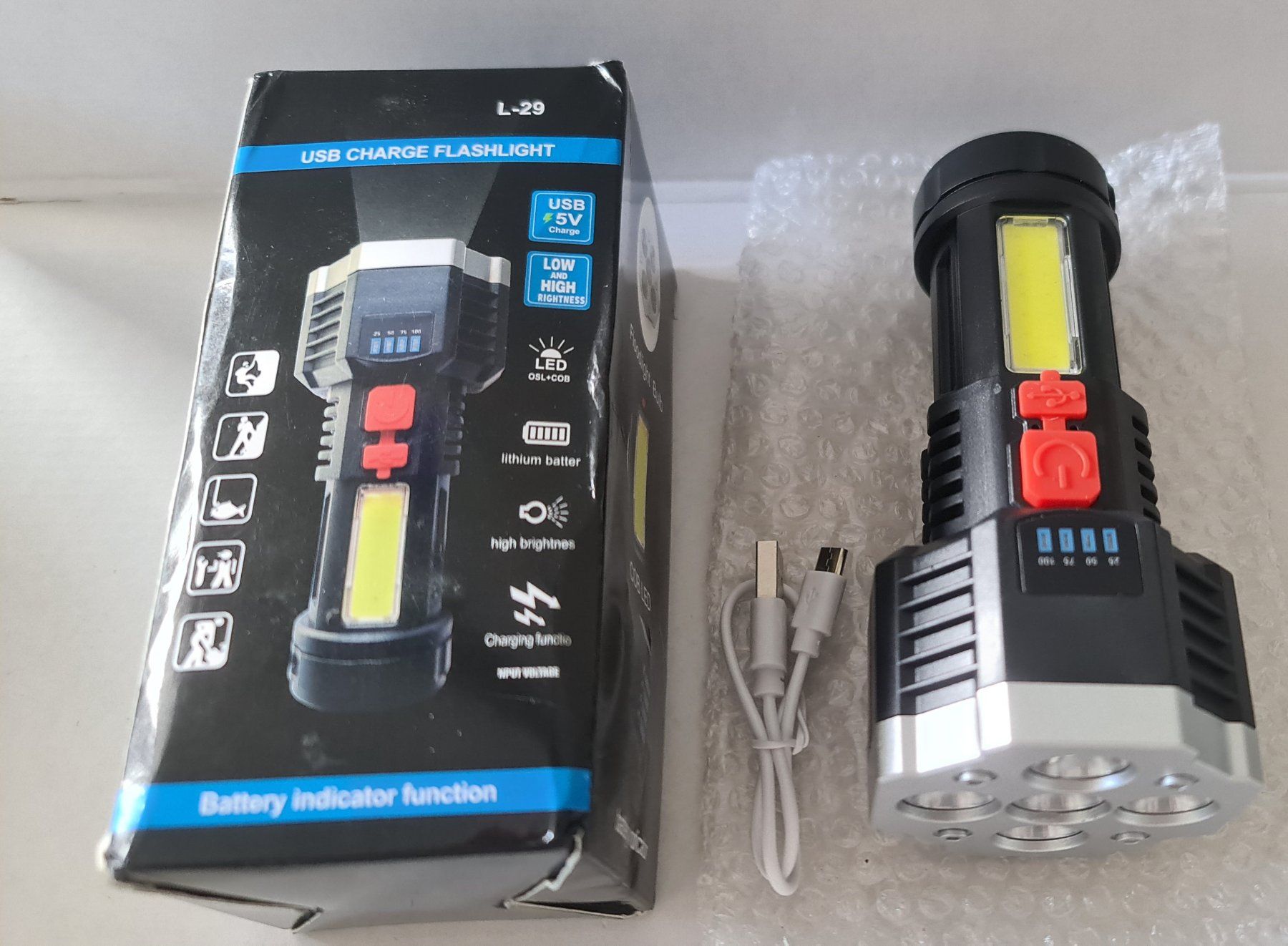 Lampade: Wiederaufladbare LED Taschenlampen – Nuovo e nell'imballaggio originale da Uerkheim venduto da Kaufoption 3