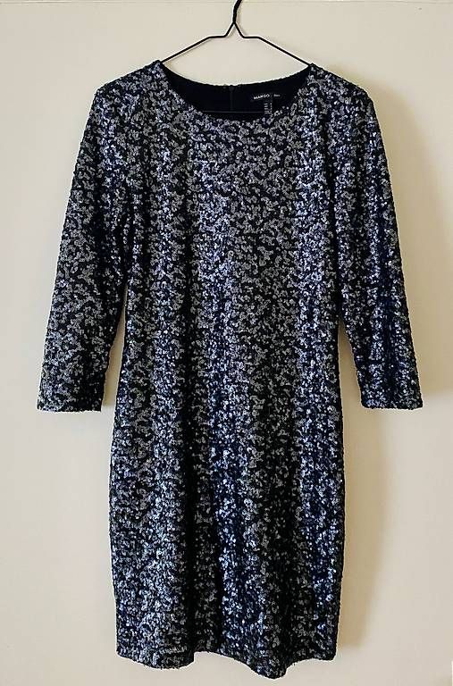 Mango Vestiti: MANGO / Paillettenkleid Schwarz / Grösse M – Usato da Zürich venduto da JLorraine
