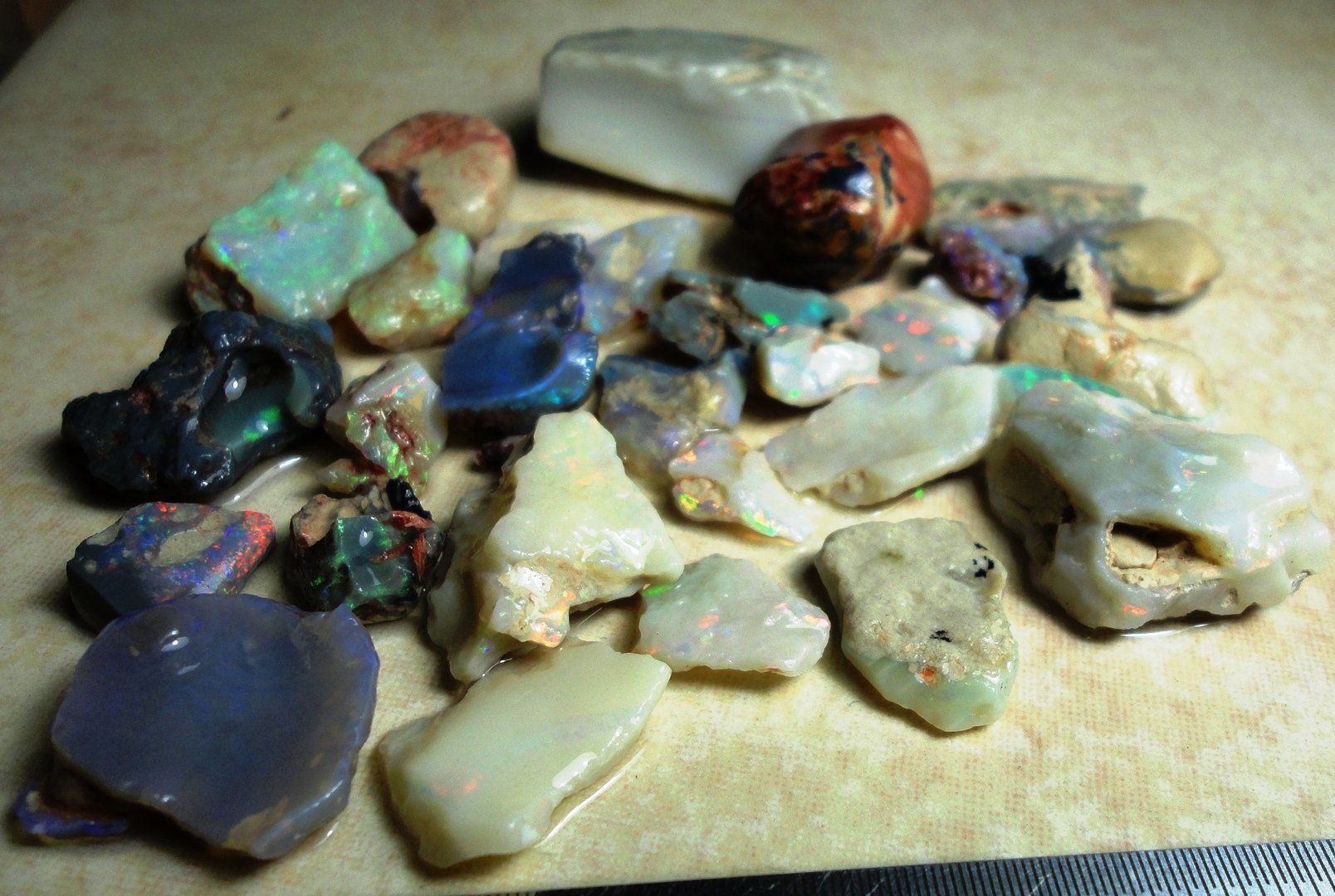 Pietre preziose: Opal LOT Lightning Ridge 231ct Natur – Nuovo e nell'imballaggio originale da zuerich venduto da Jewlsdesign